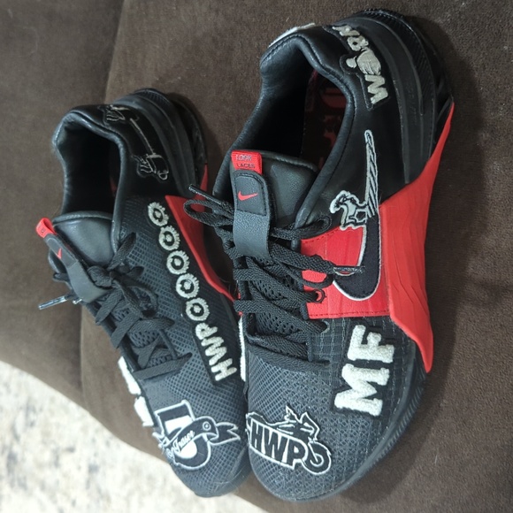Nike Metcon 8 MF Mat Fraser Black Red Smoke GreyDO9387-001 - Picture 1 of 3